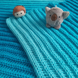Handmade Shaded Crochet Baby Blanket