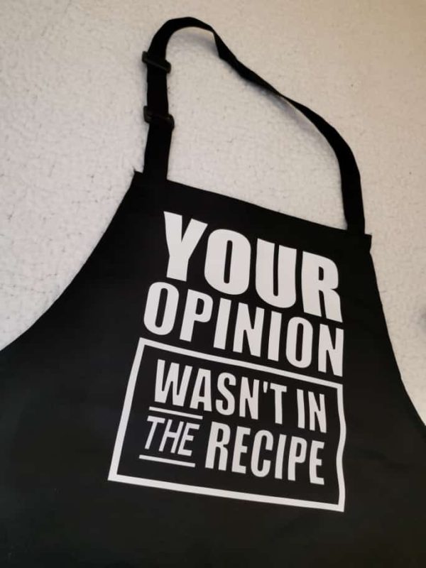 Personalised Trendy Embroidered Apron
