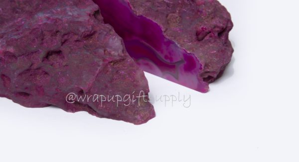 Purple Agate Bookend