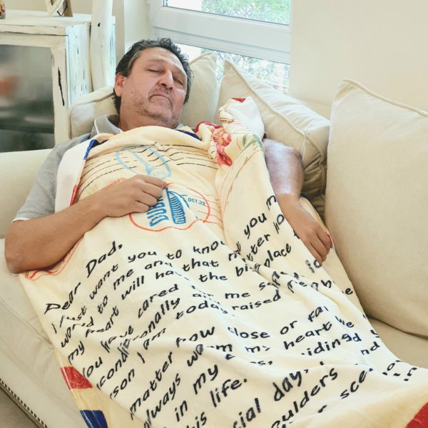 English Father Day Blanket Sleeping