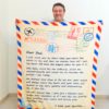 English Fathers Day Blanket Standing