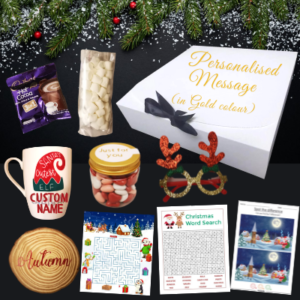 Christmas Eve Box with Custom Coaster