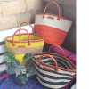 Handmade African Basket Bags- 14 Inches