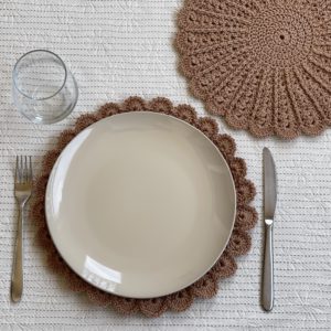 Crocheted Flower Placemat