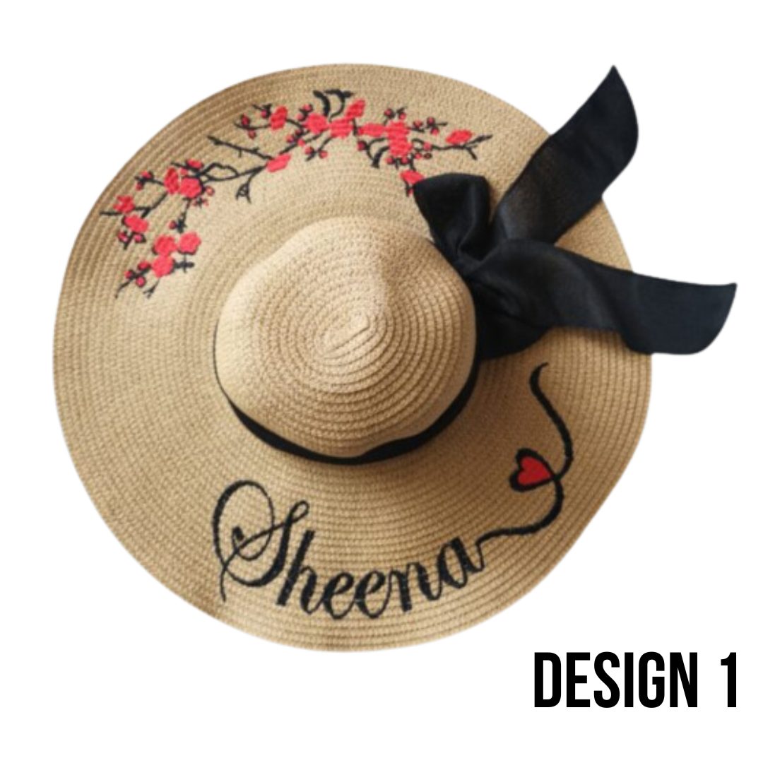 Personalised Beach Hat | Design 1