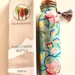 Floral Copper Bottle