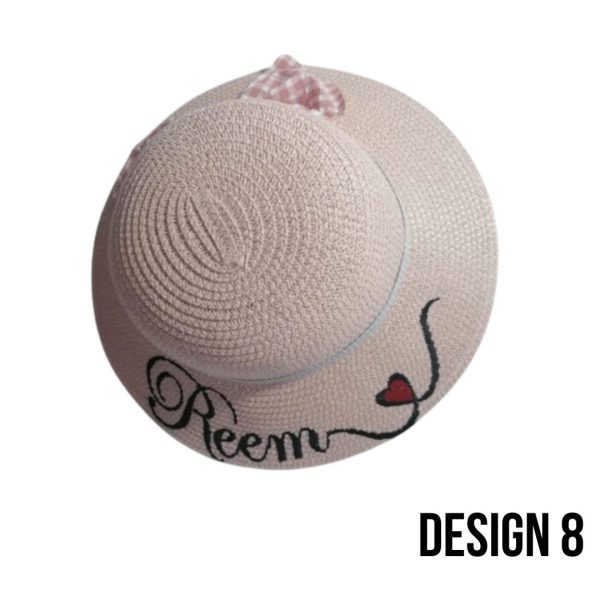Personalised Beach Hat | Design 8