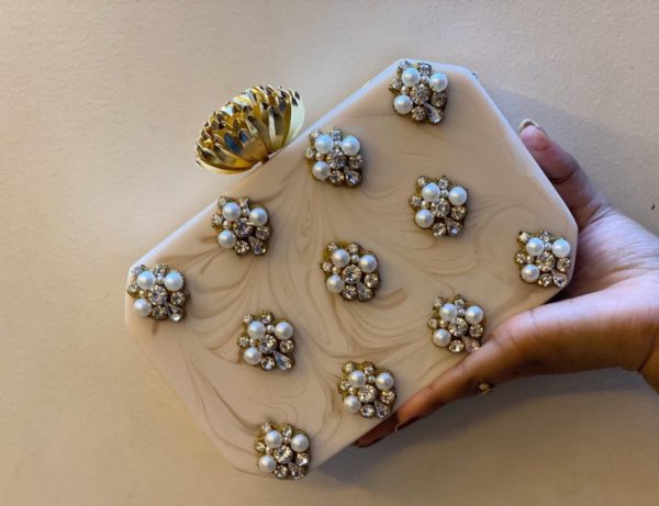 Handcrafted Resin Clutch