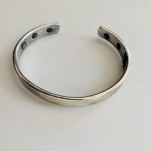 Handmade Bracelet - Silver Enamel