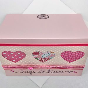 Handmade Hugs and Kisses Card
