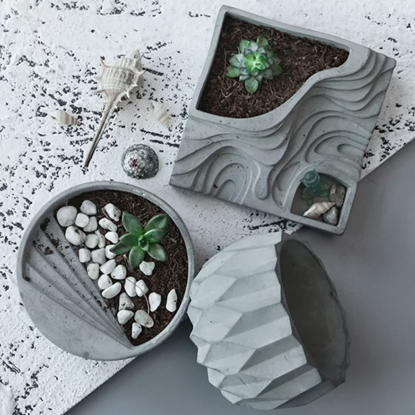 Handmade 3D Crafts Concrete pot