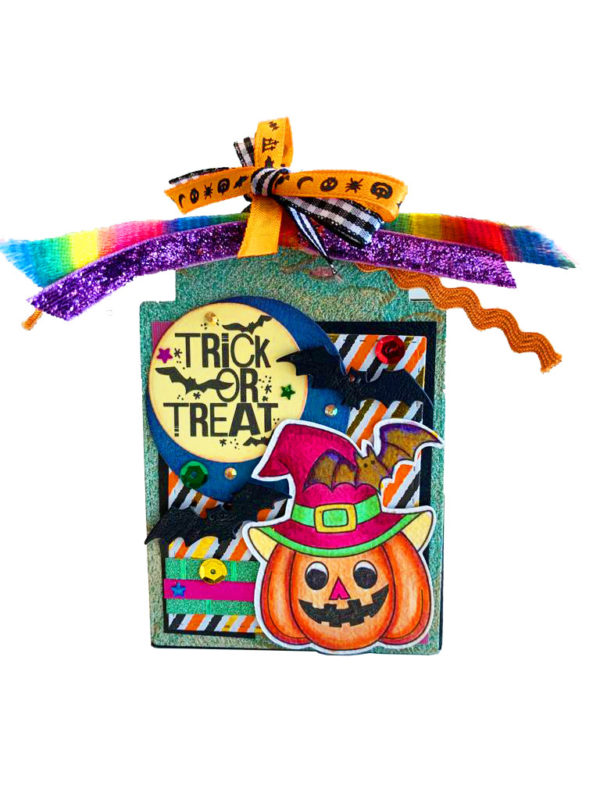 Trick or Treat Candy Treat Box | Handcrafted Halloween Decor
