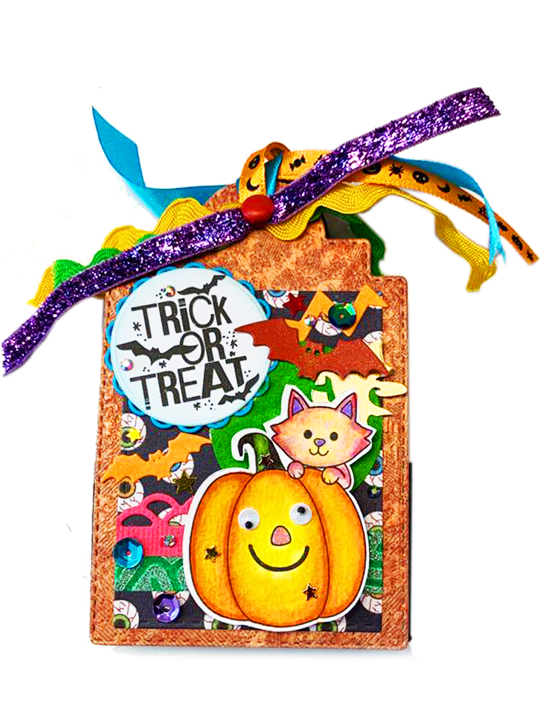 Halloween Trick or Treat Box | Handcrafted Halloween Decor