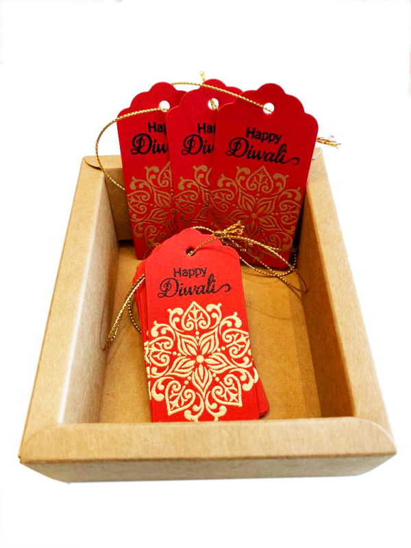Box Set of Handmade Diwali Tags
