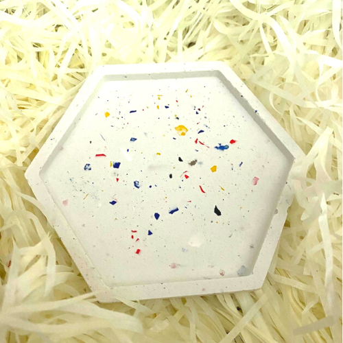 Jesmonite Hexagon Coaster