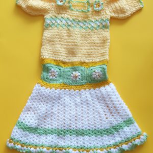 Sunny Daisy Field | Handmade Dress for Girls