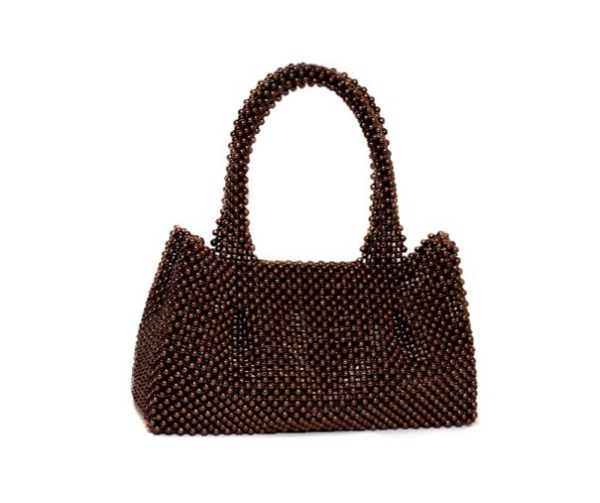 Yeboah Brown | Handmade Bag | Pearl Beaded Satchel 1