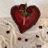 Resin Heart Vase | Handmade Crystal Decor | Valentine's Day Gift