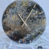 Galaxy Gold Resin Clock | Handcrafted Decor