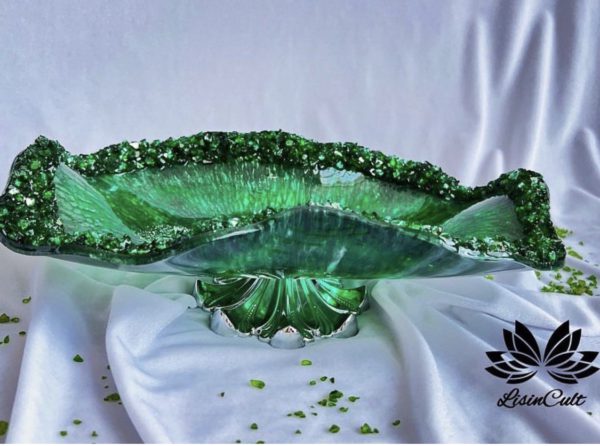 Emerald Green Dish | Handmade Tableware