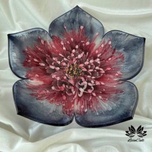 3D Flower Resin Dish | Handmade Tableware