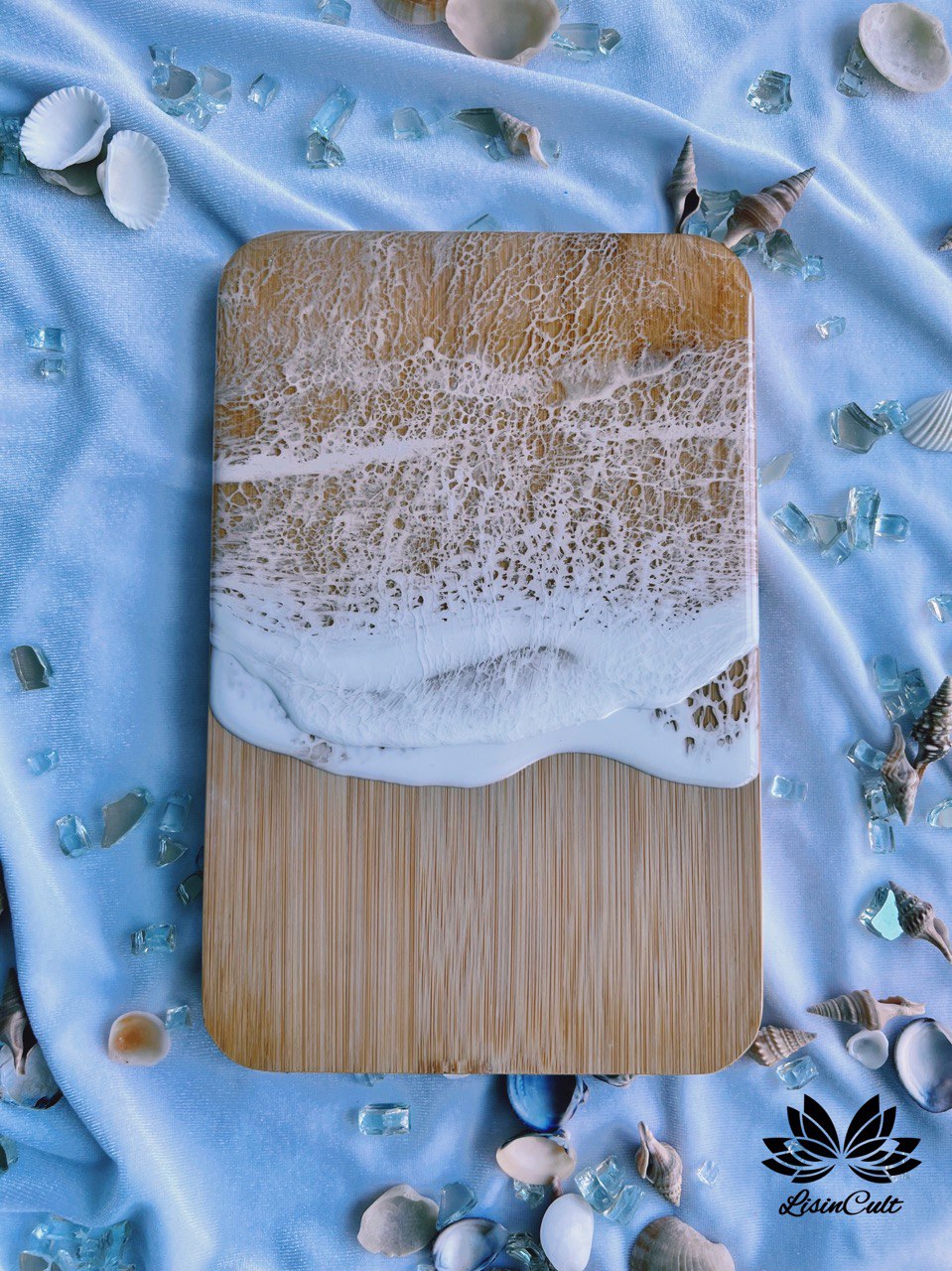 Mini Bamboo Serving Board | Charcuterie Serving | Resin Cheese Board