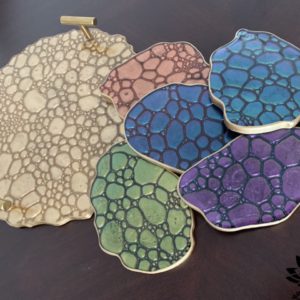 UV Bubble Tray Set | Handmade Servingware