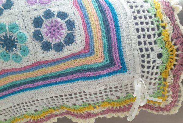 Secret Garden Crochet Blanket | Children Handmade Blanket