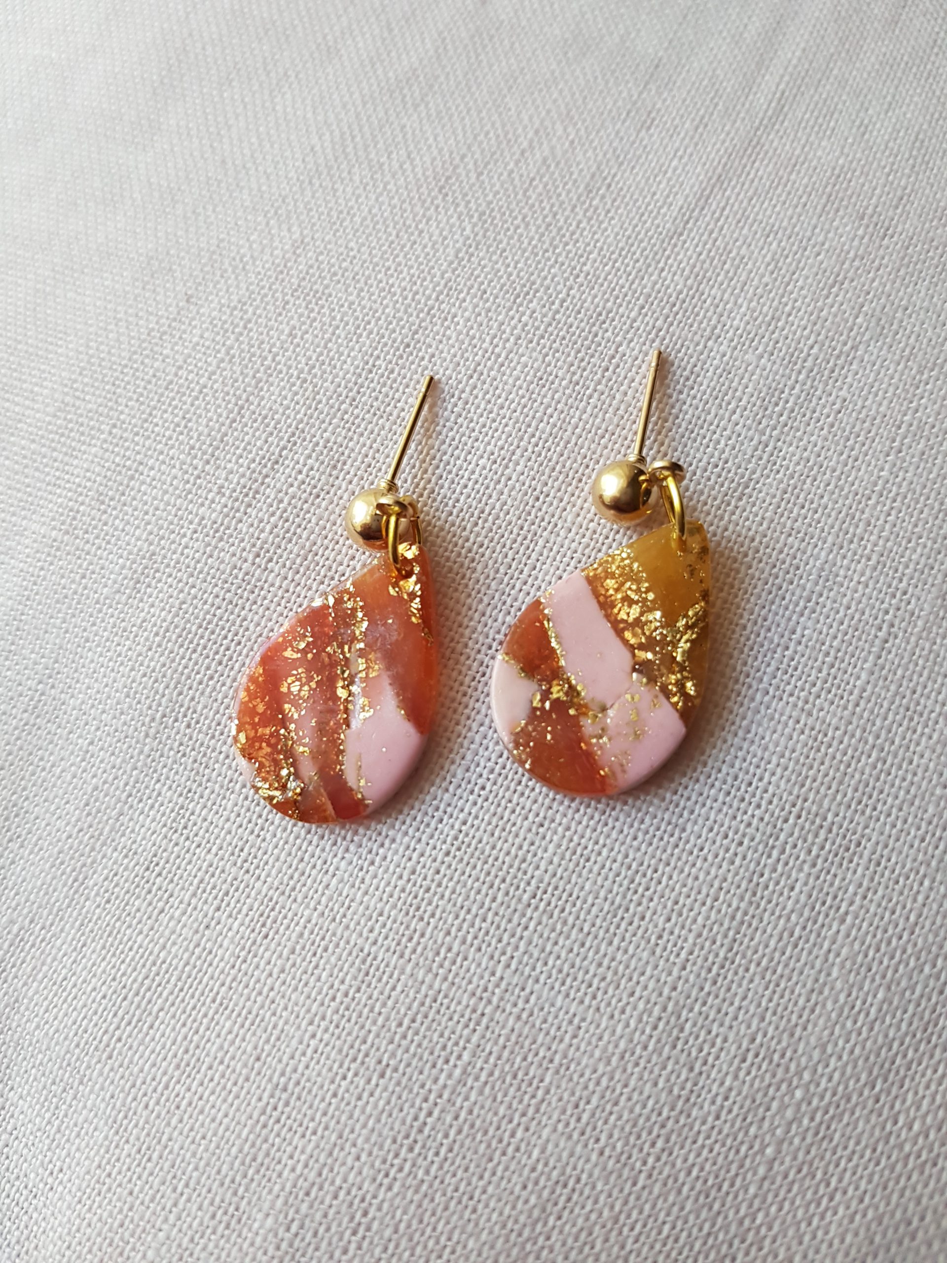 Cute Translucent Pink Earring Drops