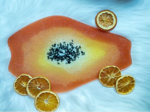 Papaya Themed Serving Platter