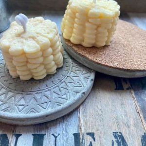 Soy Wax Corn Candles - Set of 2
