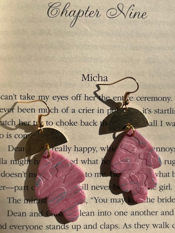Micha | Fashionable Earrings | Handmade in Polymer Clay