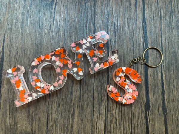 Resin Key holder | Valentines Gift Idea