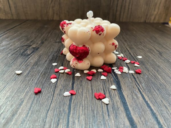 Heart Cube Candle