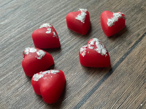 Strawberry Scent Heart Melts