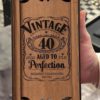 Wine Bottle Wooden Box | Personalized Wine Box