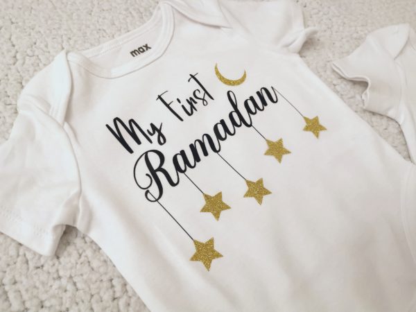 My First Ramadan/Eid Onesie | Baby Islamic Gifts | Baby Shower Gift