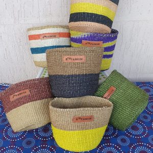 Handmade African Basket- 6 Inches