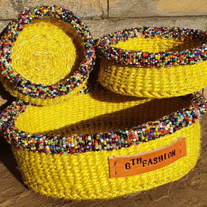 Handmade African Sisal Basket