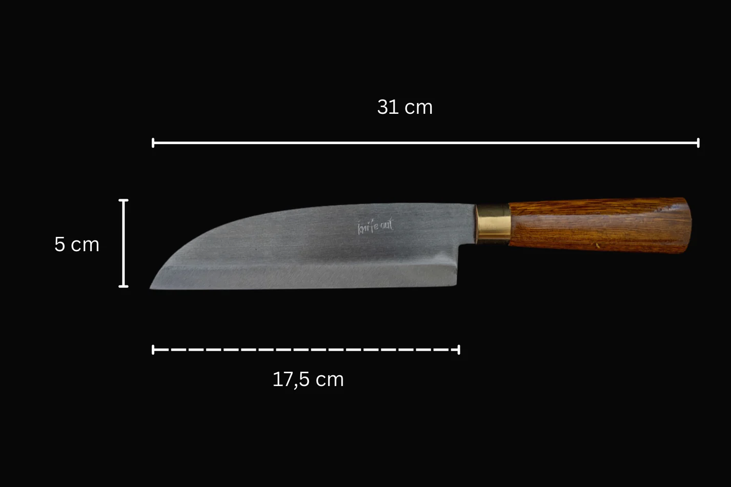 Sabaku (さばく) Japanese Style Carbon Steel Knife Size